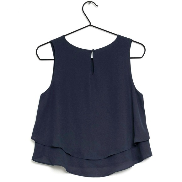 Zara Double Layer Crop Top - Picture 7 of 11